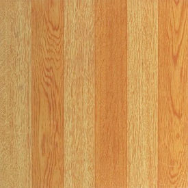 Self Adhesive Vinyl Floor Tile 12" x 12", Light Oak Plank-Look, 45 Pack