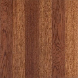Self Adhesive Vinyl Floor Tile 12" x 12", Medium Oak Plank-Look, 20 Pack