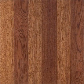 Self Adhesive Vinyl Floor Tile 12" x 12", Medium Oak Plank-Look, 45 Pack