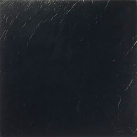 Self Adhesive Vinyl Floor Tile 12" x 12", Black, 20 Pack