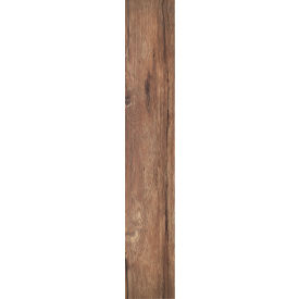 Self Adhesive Vinyl Floor Planks 6" x 36", Saddle, 10 Pack