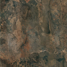 Self Adhesive Vinyl Floor Tile 12" x 12", Dark Slate Marble, 20 Pack