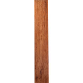 Self Adhesive Vinyl Floor Planks 6" x 36", Medium Oak, 10 Pack