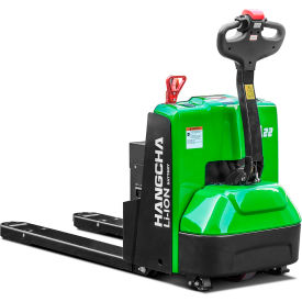 Electric Lithium-ion Walkie Pallet Jack, 5000 lb. Capacity, 27"W x 48"L Forks