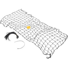 Nylon Pallet Rack Netting, 1 Net, 111" x 3/16" x 48", 2500 Lb Capacity, Black