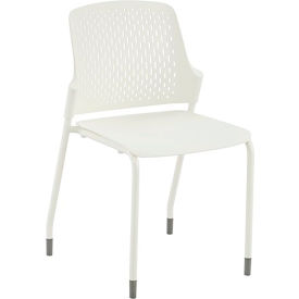 Next Stack Chair, 19-3/4"D x 19-3/4"W x 33"H, White
