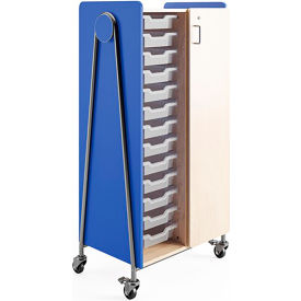 Whiffle Typical 8 Double, 19-3/4"D x 30"W x 60"H, Spectrum Blue