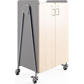 Whiffle Typical 14 Double, 19-3/4"D x 30"W x 48"H, Gray