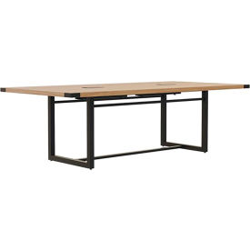 Mirella Conference Table, Sitting-Height, 8'L, Rectangle, Sand Dune