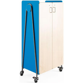 Whiffle Typical 15 Double, 19-3/4"D x 30"W x 60"H, Electric Blue