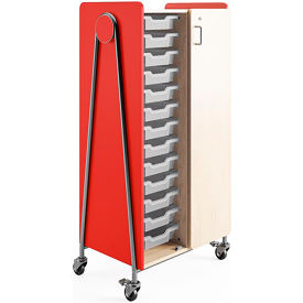 Whiffle Typical 8 Double, 19-3/4"D x 30"W x 60"H, Red