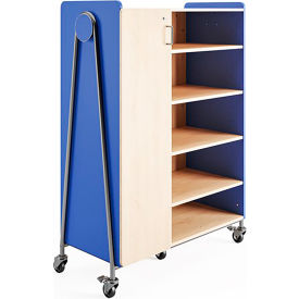 Whiffle Typical 4 Triple, 19-3/4"D x 43-1/4"W x 60"H, Spectrum Blue