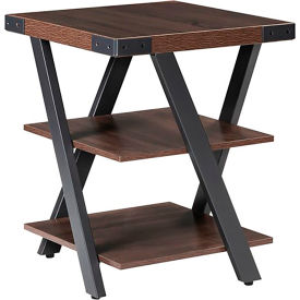 Mirella End Table, 20"L x 20"W x 25"H, Southern Tobacco