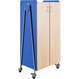 Whiffle Typical 5 Double, 19-3/4"D x 30"W x 60"H, Spectrum Blue