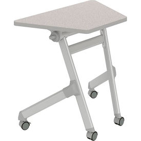 Nesting Trapezoid Desk, 22-1/4"D x 32-13/16"W x 29-1/2"H, Gray