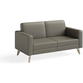 Lounge Settee, 30"D x 54"W x 28"H, Gray