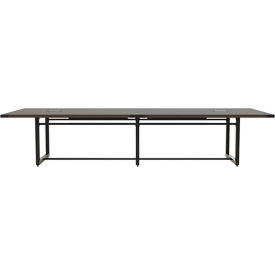 Mirella Conference Table, Sitting-Height, 12'L, Rectangle, Southern Tobacco