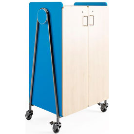 Whiffle Typical 14 Double, 19-3/4"D x 30"W x 48"H, Electric Blue