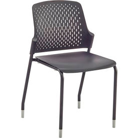 Next Stack Chair, 19-3/4"D x 19-3/4"W x 33"H, Black