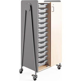 Whiffle Typical 8 Double, 19-3/4"D x 30"W x 60"H, Gray