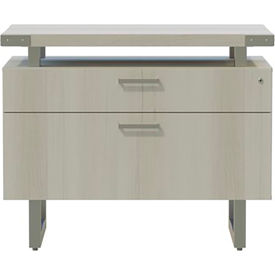 Mirella Lateral File, 20"D x 36"W x 29-1/2"H, White Ash