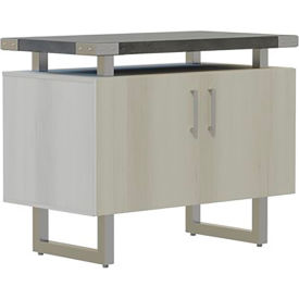 Mirella Storage Cabinet, 20"D x 36"W x 29-1/2"H, Stone Gray
