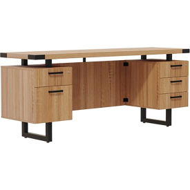 Mirella Free Standing Credenza, BBB/BF, 20"L x 72"W x 29-1/2"H, Sand Dune
