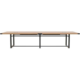 Mirella Conference Table, Sitting-Height, 12'L, Rectangle, Sand Dune