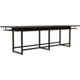 Conference Table, Standing-Height, 12'L, Rectangle, Southern Tobacco