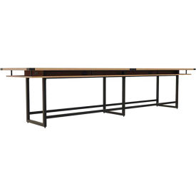 Mirella Conference Table, Standing-Height, 16'L, Rectangle, Sand Dune