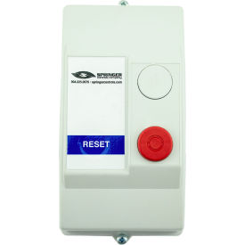 NEMA 4X Enclosed Motor Starter, 9A, 3PH, Direct Online, Reset Button, 100-250V, 5.7-7.6A