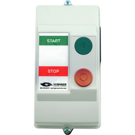 NEMA 4X Enclosed Motor Starter, 12A, 1PH, Remote Start, Start/Stop, 100-250V, 4.2-5.7A