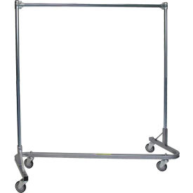 Z-Rack Nesting Garment Rack, 60" Height, Steel Material, Chrome Finish