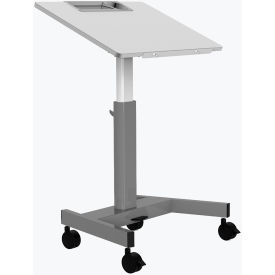 Pneumatic Adjustable Height Flip Top Student Desk/Nesting Desk