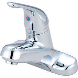 Single Lever Handle Bathroom Faucet with Pop-Up Polished Chrome