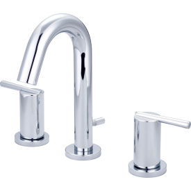 Two Handle Bathroom Widespread Faucet with Pop-Up Polished Chrome