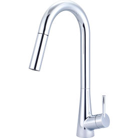 Single Lever Pull-Down Kitchen Faucet Polished Chrome