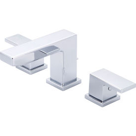 Two Handle Bathroom Widespread Faucet with Pop-Up Polished Chrome