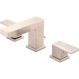 Two Handle Bathroom Widespread Faucet with Pop-Up PVD Brushed Nickel