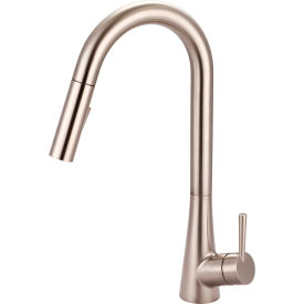 Single Lever Pull-Down Kitchen Faucet PVD Brushed Nickel