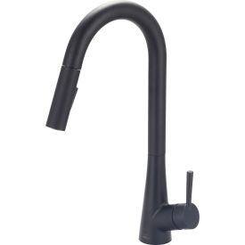 Single Lever Pull-Down Kitchen Faucet Matte Black