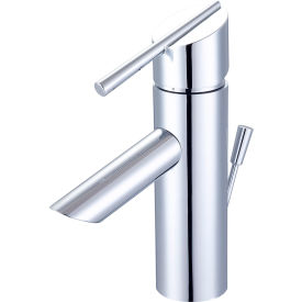 Single Lever Bathroom Faucet with Pop-Up Polished Chrome