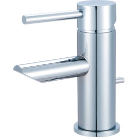 Motegi Single Lever Bathroom Faucet with Brass Pop-Up Polished Chrome