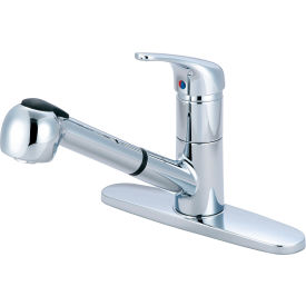 Single Handle Pull-Out Kitchen Faucet Polished Chrome