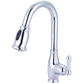 Single Lever Pull-Down Kitchen Faucet Polished Chrome