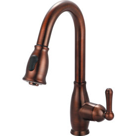 Single Lever Pull-Down Kitchen Faucet Oil Rubbed Bronze