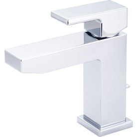Single Lever Bathroom Faucet with Pop-Up Polished Chrome