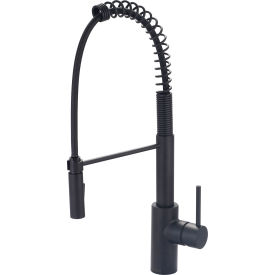 Motegi Single Lever Pre-Rinse Spring Pull-Down Kitchen Faucet Matte Black