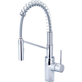 Motegi Single Lever Pre-Rinse Spring Pull-Down Kitchen Faucet Polished Chrome