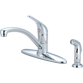 Single Lever Kitchen Faucet with Spray Polished Chrome